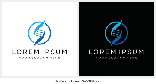 Inspiración de diseño de logotipo de Helix simple