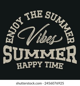 Simple hello summer t-shirt design