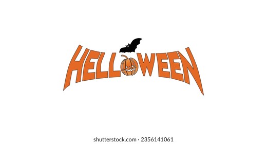 Simple helloween design with abstract concept| premium vector
