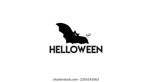 Simple helloween design with abstract concept| premium vector