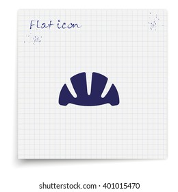Simple helmet icon.