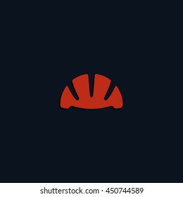 Simple helmet icon.
