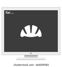 Simple helmet icon.