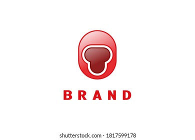 Simple helmet logo, with letter T design concept, modern and minimalist logo design.