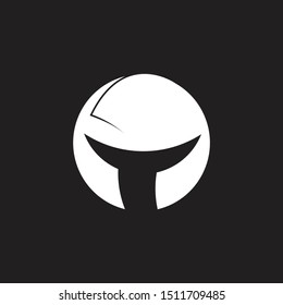 simple hemet war geometric logo vector