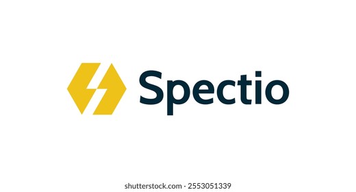 Simple hexagonal S logo, abstract S logo