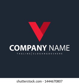 Simple High Quality V Logo Design Stock Vector (Royalty Free ...