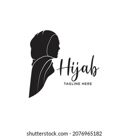 Simple Hijab Logo Icon Designs Vector Stock Vector (Royalty Free ...