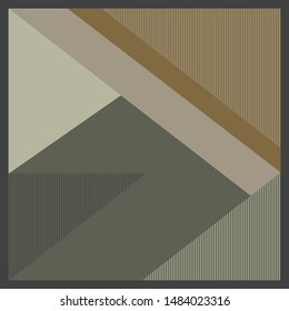 simple hijab pattern on green color background