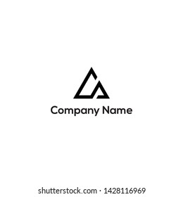 simple hill and mountain logo