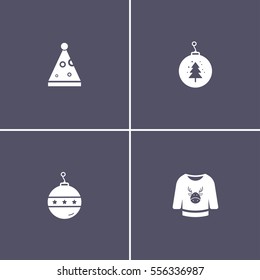 simple holiday icons 