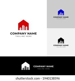 Simple home and apartment logos, will match any company and business roof, real estate or anything related to homes and buildings