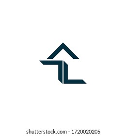 Simple Home concept logo icon vector design