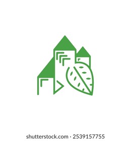 simple home decoration with green leaf color