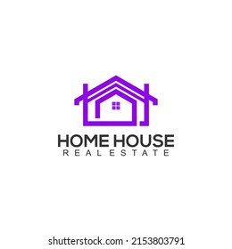 Simple Home House Logo Template Vector 