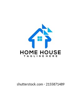 Simple Home House Logo Template Vector 