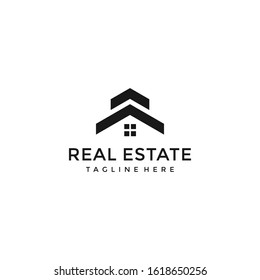 simple home, house, real estate luxury logo design vector