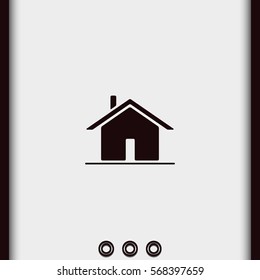 Simple home icon.