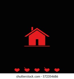 Simple home icon.