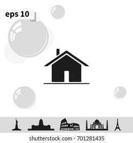 Simple home icon.