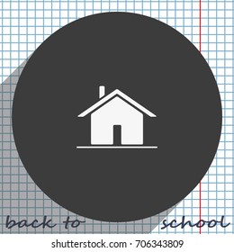 Simple home icon.