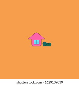 Simple home icon design templates