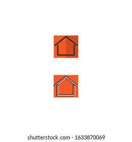Simple home icon design templates