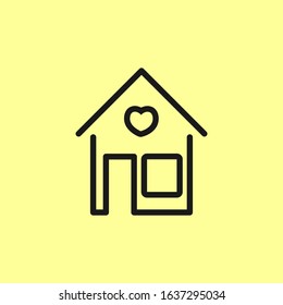 Simple home icon design templates