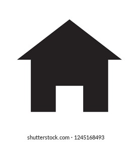 simple home icon vector