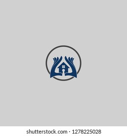 simple home logo