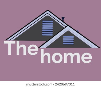 Einfaches Logo-Design für das Home-Logo