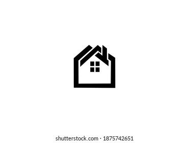 simple home logo vector icon