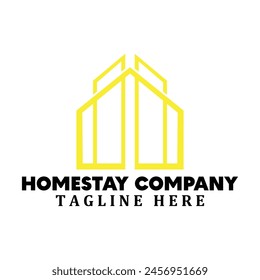 Simple home logo vector illustration template design