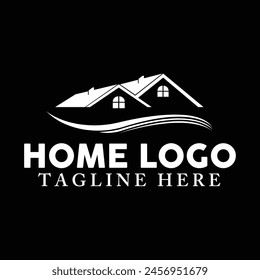 Simple home logo vector illustration template design