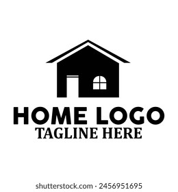 Simple home logo vector illustration template design