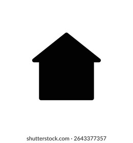 Ilustración vectorial de icono de contorno de inicio simple