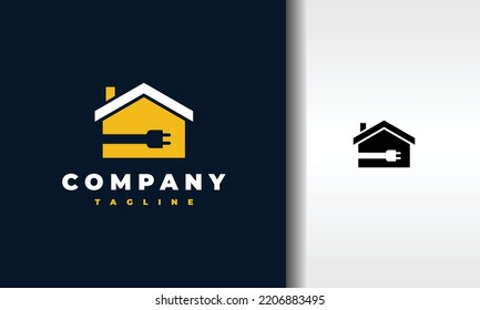 Simple Home Power Plug Logo