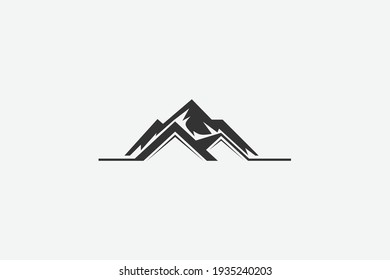simple home real estate logo icon vector