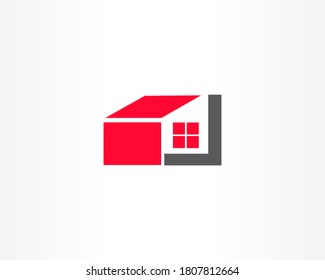 Simple home vector logo design symbol icon