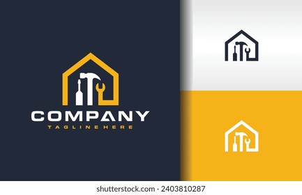 simple home workshop equipment logo