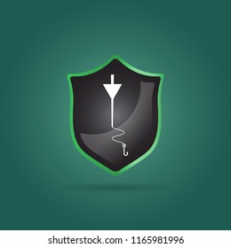 simple hook icon