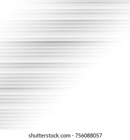 Simple Horizontal Shadow Lines Vector Background - Decorative Minimal Illustration