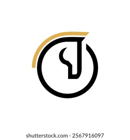 Simple Horse Line Art Logo