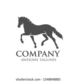 simple horse vector illustration best for sport races logo