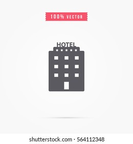 simple hotel icon design