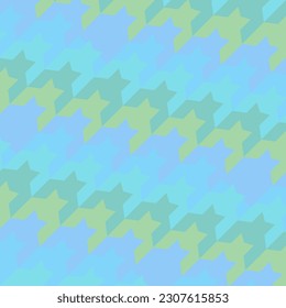 Simple houndtooth vector pattern with blue and green pastel shade. for wallpaper, background, wrapper stuff, decorating anything.