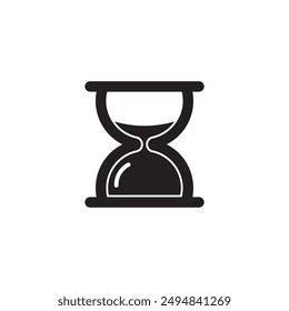 Ilustración simple del Vector del reloj de arena.