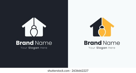 Simple House Cleaning Logo Concept Best Idea For Your Business Identity Brand
