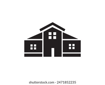 simple house design vector illustration,