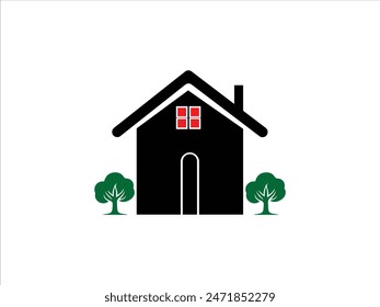 simple house design vector illustration,